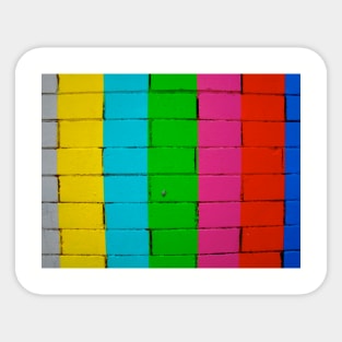 Color Bars Sticker